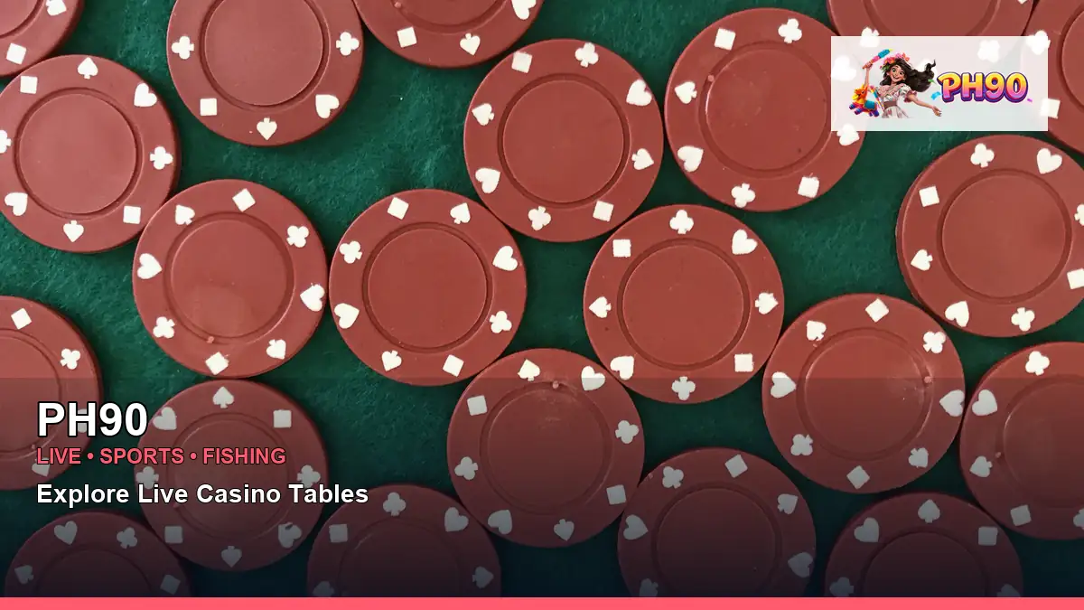 PH90 live casino tables for Philippine players