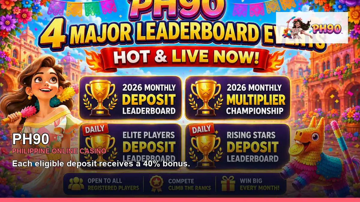 PH90 online casino and slot games for Philippine players